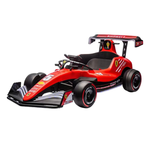 厂家价格12v电动赛车方程式F1儿童骑乘汽车玩具2至4年由电池供电 - Product Image 1