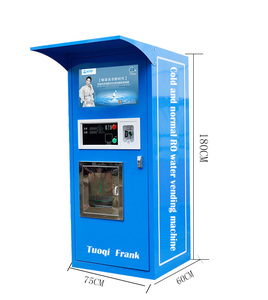 Distributeur <span class=keywords><strong>d</strong></span>'<span class=keywords><strong>eau</strong></span> froide normale RO avec pompe PLC, capacité 800 GPD, fonctionne avec pièces et cartes IC - Product Image 1