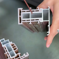 Fabrication de fenêtres en PU, cadre extérieur en polyuréthane renforcé de fibres de verre avec cadre intérieur en alliage d'aluminium
