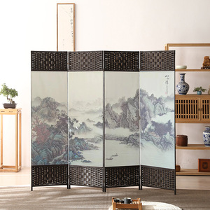 Gấp Màn hình Phòng Divider Phong cách Trung Quốc bằng gỗ màn hình gỗ Mô hình phòng Divider - Product Image 4