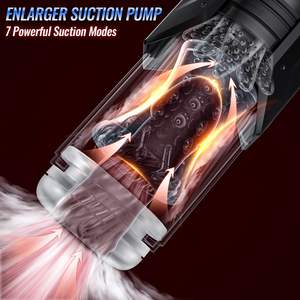 Copa de Masturbación Masculina Automática con Succión, Empuje y Rotación, Sincronización con IA, Impermeable, Sensual, con Soporte para Teléfono Móvil - Product Image 5