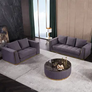 Sofá clásico americano para sala de estar, tapizado de tela seccional, muebles para el hogar, nuevo