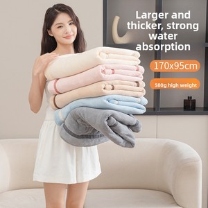 Serviettes de toilette haut de gamme pour hommes et femmes, plus épaisses que le pur coton, serviettes absorbantes pour adultes et serviettes de bain entièrement en coton. - Product Image 2