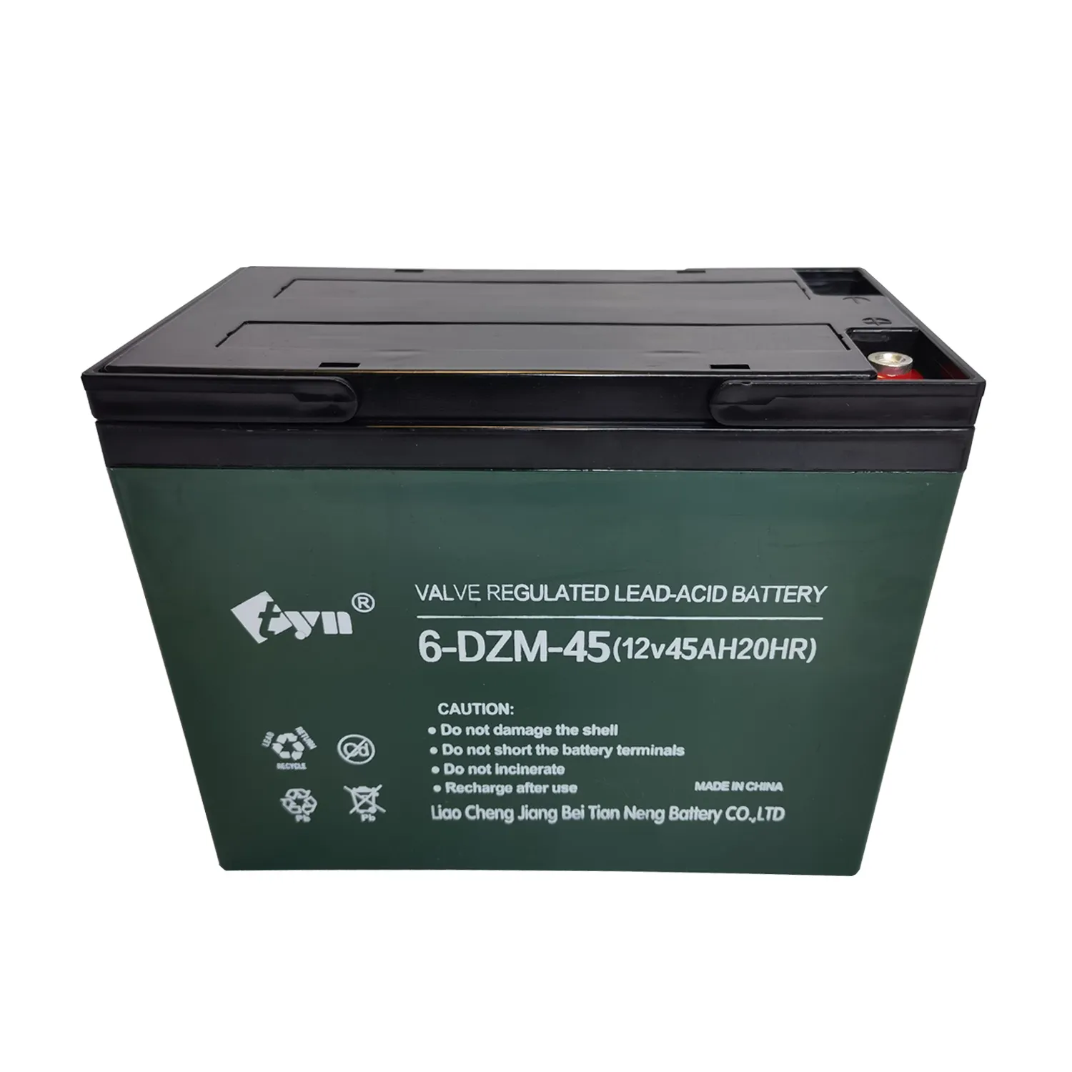 Direct selling 48v lead acid battery 12V45AH Electric Bicycle safety AGM gel lead-acid battery scooter
