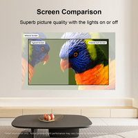 Écran de projection pliable à cadre fixe Fresnel ALR de la série Fscreen Aura, 120 pouces, pour projecteur à ultra courte focale, écran de télévision laser