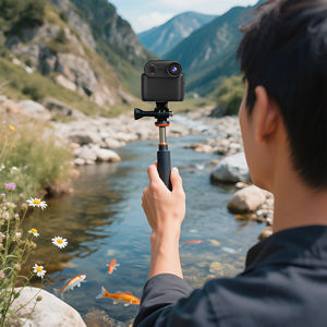 Cámara Deportiva Ultra HD 4K60fps, Cámara de Acción 1080p CMOS con Pantalla Táctil, Manos Libres, POV, Ligera, Compacta, Ultra HD para Vlogging - Product Image 4