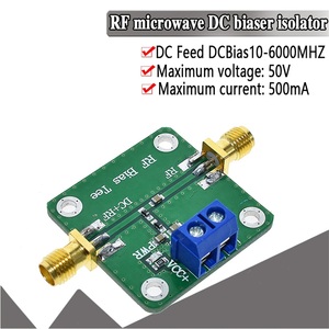 Bias Tee banda ancha 10-6000MHz RF microondas DC bies DC bloqueador para HAM radio <span class=keywords><strong>RTL</strong></span> <span class=keywords><strong>SDR</strong></span> <span class=keywords><strong>LNA</strong></span> bajo ruido Ham Radio amplificador - Product Image 1