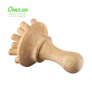 Anti-Zellulitis-Maderotherapie Lymphdrainage hölzernes pilzförmiges Massagegerät manuelles Holztherapie-Massagegerät - Product Image 5