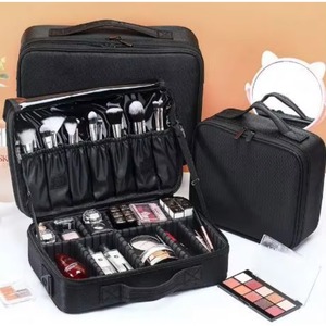 กระเป๋าเครื่องสำอางขนาดใหญ่ ตัวอย่างฟรี กล่องใส่เครื่องสำอางปักลาย กล่องใส่เครื่องมือแต่งเล็บ กระเป๋าเครื่องสำอาง - Product Image 2