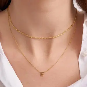 creative new trendy stainless steel jewelry 18k gold plated stripe animal zebra enamel necklace geometric pendant for women