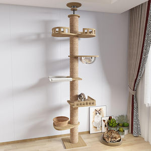 Moderner Katzendeckenbaum Turm große Katzen Condominium Baum spielmöbel Kratzbaum Katzenklettergerüst Baum - Product Image 3