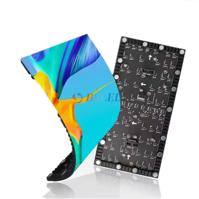P2.5 Indoor Flexible LED Panel Curved Soft LED Module 320x160mm 128x64pixels High Definition Circle Curve 4500 Brightness 3-Year