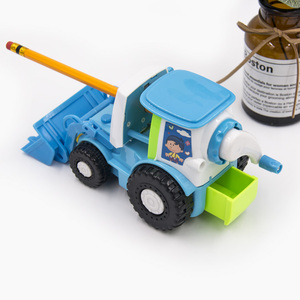Promoción de papelería, suministros escolares, excavadora en forma de coche, sacapuntas mecánico manual para niños - Product Image 3