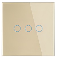 Interrupteur d'éclairage intelligent UEMON pour maison connectée, compatible Zigbee, norme UE/Royaume-Uni, 1/2/3 boutons, tactile, en verre, avec cadre en aluminium, fil neutre universel