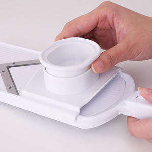 Nouveaux modèles 2023 : Ensemble de trancheurs de légumes manuels en acier inoxydable Easy White pour la cuisine - Product Image 2