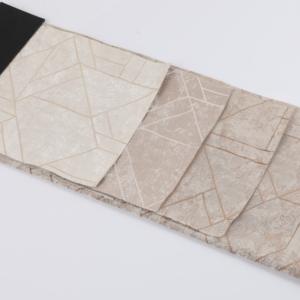 Tissu de rideaux isolants thermiques occultants maximum au design contemporain moderne pour chambre à coucher et salon - Product Image 1