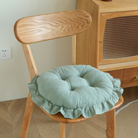Coussin de siège épais et chaud, lavable, design en dentelle, pour chaise de bureau, confort pour longues sessions, décoration confortable pour la maison et le salon
