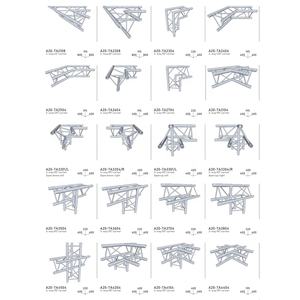 Conector de Ángulo Flexible para Estructuras, Conector de Espiga para Estructuras, Esquina para Libros, para Estructuras de <span class=keywords><strong>DJ</strong></span>, Bodas, Conciertos, Iluminación de Escenarios - Product Image 6