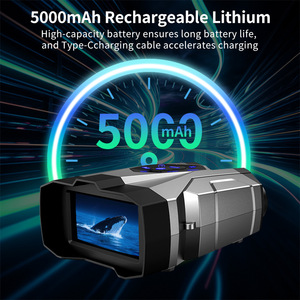 แว่นตามองกลางคืน 4K สำหรับผู้ใหญ่ ซูมดิจิตอล 16 เท่า สำหรับการตั้งแคมป์กลางแจ้งและการเดินทาง กล้องส่องทางไกลอินฟราเรดสำหรับการล่าสัตว์ - Product Image 4