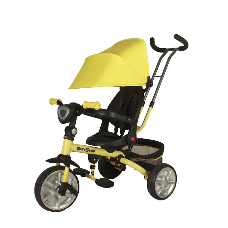 Alibaba Gold proveedor cochecito de bebé triciclo/4 en 1 bebé niños triciclo/plegable niños ciclo para 2-5 años Niño para la venta