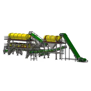 Automotive Residue Industrial Waste Treatment Equipment For Scrap Steel Recycling