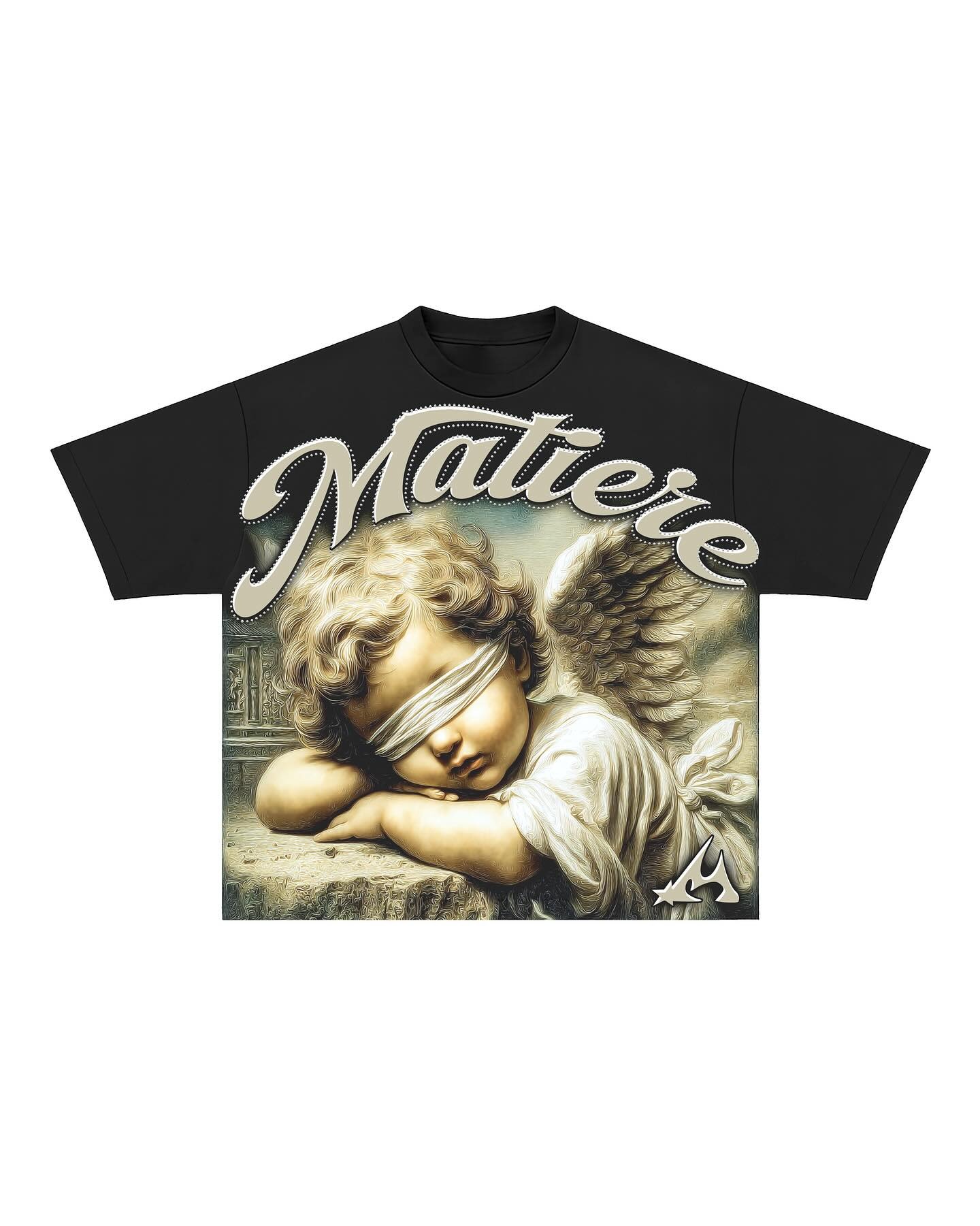 Black Sublimation Graphic T-shirts for Men