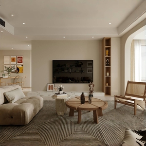 การออกแบบตกแต่งภายในอพาร์ทเมนต์หรูหราและการสร้างภาพ3D - Product Image 5