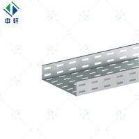 Cannelle porte-câbles industrielle en acier perforé avec conception de dissipation thermique pour systèmes électriques de construction et centrales électriques