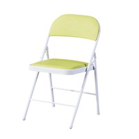 En gros multi couleur options jardin extérieur en cuir rembourré chaise pliante portable