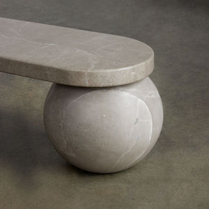 Luxus natürliche kunden spezifische Stein möbel <span class=keywords><strong>Morro</strong></span> langer grauer Couch tisch Couch tisch Marmor Wohnzimmer Couch tisch - Product Image 5