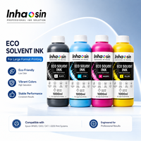 Encre éco-solvant CMYK 1L pour imprimantes I1600 E1/I3200 E1/XP600/DX5 – Impression numérique pour bannières en vinyle et autocollants de signalétique