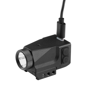Torcia <span class=keywords><strong>LED</strong></span> Tattica Ricaricabile in Alluminio con Puntatore Laser Verde, Resistente agli Urti, Impermeabile, con Fasci Magnetici - Product Image 3
