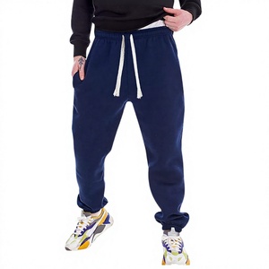Pantalon droit décontracté en toile brodée 100 % coton pour homme, logo personnalisé, écologique, anti-boulochage, hiver TOPWX532580 HHJ - Product Image 2
