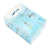 Boîte en acétate suspendue Boîtes d'emballage en plastique PET transparent pour biberon personnalisé