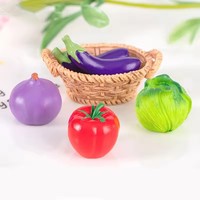 Craft Cute 3D resina cabujón casa de muñecas miniatura verduras