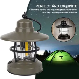 Best Camping Light Manufacture Wholesale Portable Battery Power Tent Hanging Lantern LED Camping Lights