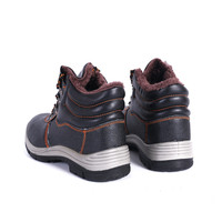 Chaussures de sécurité en cuir véritable pour hommes, pantoufles de bureau confortables, personnalisées, respirantes, à la mode, semelle en pu