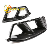 Garniture de ventilation avant en fibre de carbone sèche style MP pour BMW M3 G80 G82 G83 M4, conduits d'air avant en carbone véritable pour pare-chocs, prises d'air, conduits de ventilation