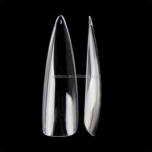 Stiletto recto para salón, Stiletto acrílico Artificial afilado, tipo francés, larga prensa falsa en puntas <span class=keywords><strong>de</strong></span> <span class=keywords><strong>uñas</strong></span> <span class=keywords><strong>de</strong></span> Gel, 4XL, No C - Product Image 2