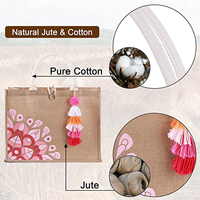 Bangladesh Chine fabricants de Offre Spéciale utilisé à la main cadeau plage transporteur toile de jute Jute tissu Gunny Sack Shopping sacs fourre-tout