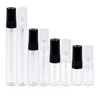Mini flacons vaporisateurs vides rechargeables de 1 ml, 2 ml, 3 ml, 5 ml, 10 ml pour échantillons de parfum, atomiseurs de test, bouteilles de voyage fines en verre