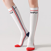 Chaussettes de compression sans couture pour cheville, rayées, pour enfants, professionnelles, pour la course, le sport, le cyclisme, le fitness, le tennis, la corde à sauter (ODM)