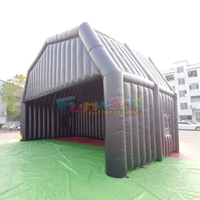 Cabine photo gonflable portable avec éclairage LED, résistante aux intempéries, imperméable, grande taille pour la promotion publicitaire en extérieur