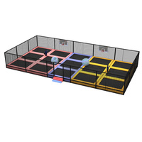 Petit parc d'attractions avec trampoline et toboggan, nouveau centre de jeux pour maternelle, aire de jeux intérieure pour enfants