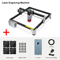 Graveur laser à diode 10w tendance 2026 pour bois, acrylique, verre, pierre, plastique, MDF, caoutchouc, machine CNC, fonctionnement facile, refroidissement par air, nouveau