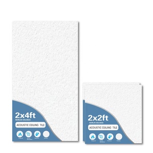 Panneaux acoustiques modernes en bois à bords carrés, panneaux de plafond insonorisants en <span class=keywords><strong>laine</strong></span> de verre - Product Image 3