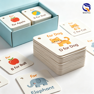 Cartes mémoire éducatives personnalisées <span class=keywords><strong>à</strong></span> double face, directement de l'usine, pour l'enseignement préscolaire et maternelle - Product Image 4