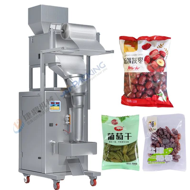 Automatic Vertical Red Date Raisin Weighing Packaging Packing Machine