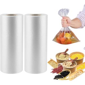 Sacs en plastique transparents de qualité supérieure pour produits frais, 12x20 pouces, rouleau de 700 unités, pour le stockage des aliments, fruits, légumes, pain, réfrigérateur - Product Image 1