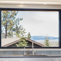 Ventana de casa fija de aluminio personalizada diseño de doble cristal ventanas correderas grandes para porche balcón ventana fija para la venta